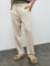 ETA Light Beige Relaxed-Fit Mid-Rise Cotton-Blend Chinos
