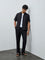 ETA Black Relaxed-Fit Mid-Rise Cotton-Blend Chinos