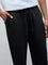 ETA Black Relaxed-Fit Mid-Rise Cotton-Blend Chinos