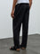 ETA Black Relaxed-Fit Mid-Rise Cotton-Blend Chinos