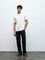 ETA Navy Relaxed-Fit Mid-Rise Cotton-Blend Chinos