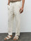 ETA Off-White Striped Relaxed-Fit Mid-Rise Cotton Chinos