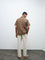 ETA Off-White Striped Relaxed-Fit Mid-Rise Cotton Chinos