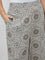 Diza Taupe Floral Design Pants