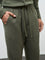 ETA Olive Textured Relaxed-Fit Mid-Rise Cotton Chinos