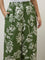 Diza Green Floral Pattern Palazzos