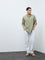 Ascot Light Olive Solid Relaxed-Fit Shirt