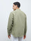 Ascot Light Olive Solid Relaxed-Fit Shirt