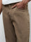 Ascot Taupe Relaxed-Fit Mid-Rise Jeans