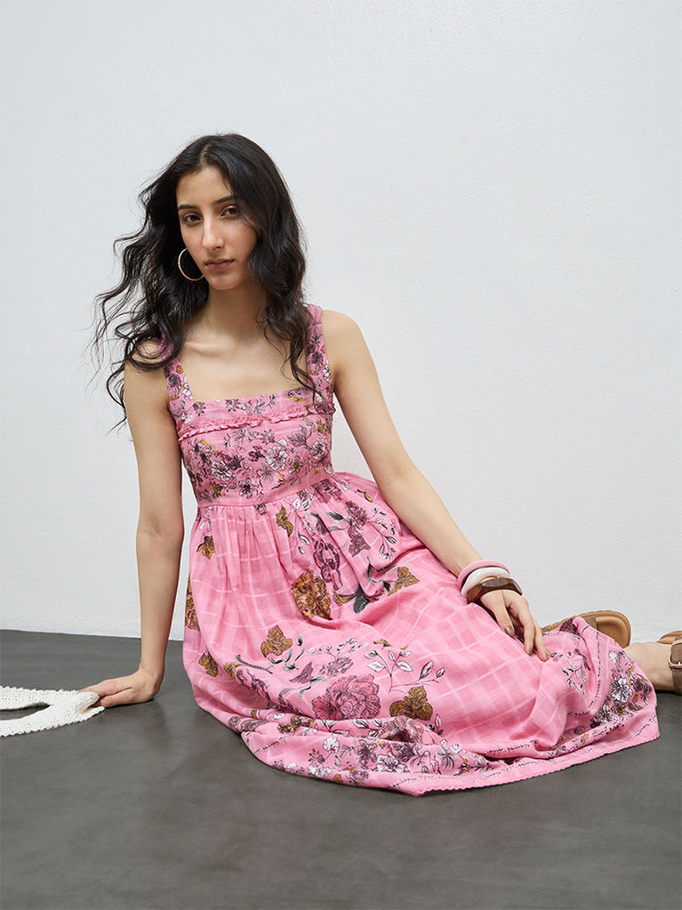 bombay paisley by westside peach fit-and-flare dress Buy Bombay Paisley by Westside Peach Floral Fit-And-Flare Dress for Women Online @ Tata CLiQ