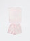 HOP Kids Girls Pink Embellished Cotton-Blend Top and Shorts Set