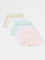 HOP Baby Girls Multicolour Cotton Shorts - Pack of 5