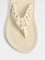 LUNA BLU Ivory Braided Comfort Flip-Flops