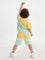 HOP Kids Boys Multicolour Tie-Dye Pattern Cotton T-Shirt and Shorts Set