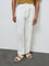 ETA White Relaxed-Fit Mid-Rise Cotton Chinos