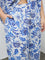 Gia Blue Floral High-Rise Trousers