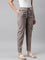 Women Solid Ebony Grey Comfort Fit Cotton Pants