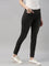 Women Solid Black Denim Jeggings