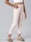 Girls Solid Pastel Pink 3/4th Leggings