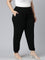 Women Solid Black Harem Pants