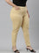 Women Solid Golden Yellow Super Stretch Jeggings