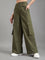 Dark Olive Cargo Pants