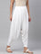 Women Solid White Patiala Pants