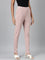 Women Solid Baby Pink Stretch Ponte Pants