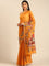 Mustard Kota Saree With Kalamkari Appliqué Work On Pallu