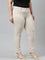 Women Solid Light Beige Super Stretch Jeggings