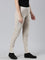 Women Solid Light Beige Mid Rise Corduroy Jeggings