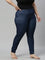 Women Solid Blue Denim Legging