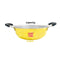 Brass Kadai with lid, Kadai for deep frying, cooking and with kalai lining inside