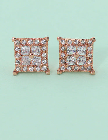 Designer Zirconia Stud Earrings