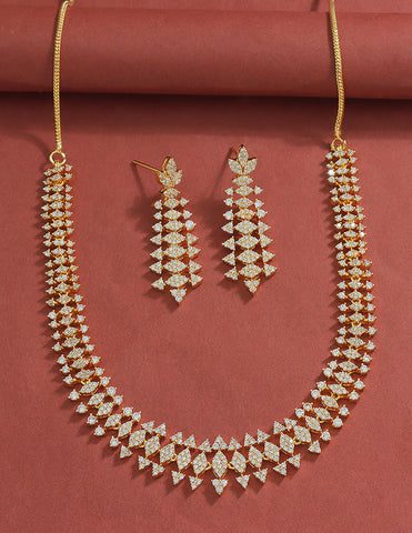 Designer Zirconia Elegance Necklace Set