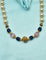 Designer Pearls and Baby Pink-Blue Beads Mala