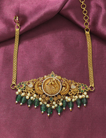 Designer Peacock Shaped Chain Bajuband