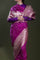 Fuchsia Purple Bandhani Kanjivaram Saree