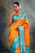 Dark Orange Heritage Kanjivaram Silk Saree
