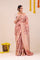 Dusty Pink Banarasi Silk Saree