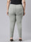 Women Solid Dusty Green Super Stretch Jeggings