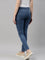 Women Solid Light Blue High Rise Skinny Jeans