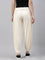 Women Solid Ecru Harem Pants