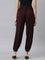 Dark Wine Viscose Stretch Harems