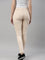 Women Solid Light Beige Super Stretch Jeggings