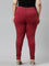 Women Solid Cherry Super Stretch Jeggings