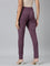 Women Solid Purple Stretch Ponte Pants