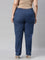 Women Solid Blue Denim Pencil Pants