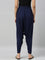 Women Solid Navy Patiala Pants