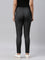 Women Solid Black Denim Legging